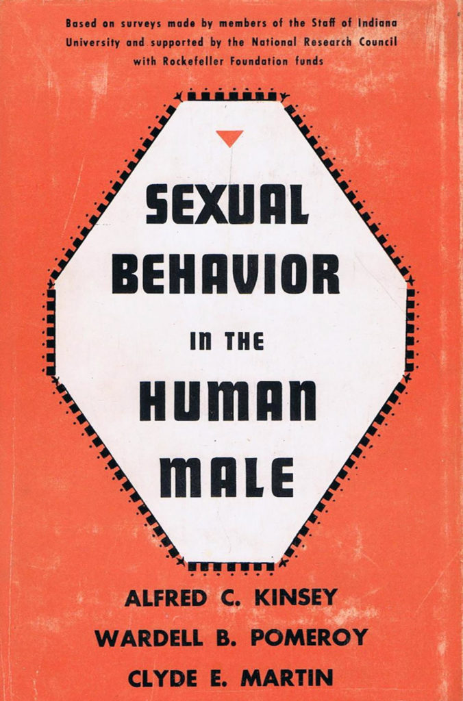 Book cover of Alfred Kinsey, Wardell Pomeroy, and Clyde Martin, Sexual Behavior in the Human Male, 1948