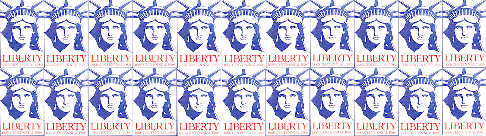 1986 Stroh's Beer Statue of Liberty Ellis Island Restoration Foundation Poster 