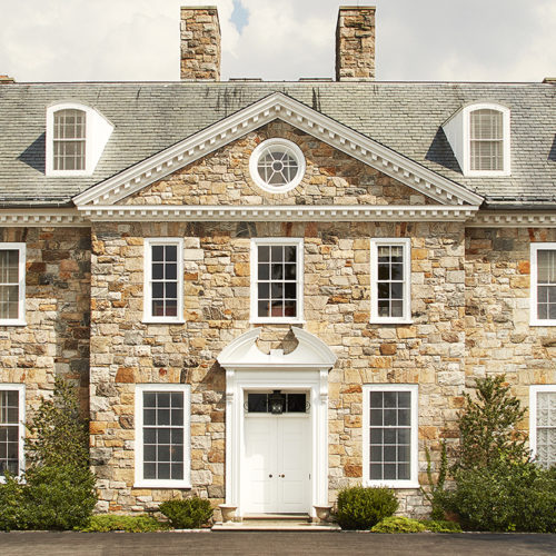 Photo of Hillcrest, the home of the Rockefeller Archive Center