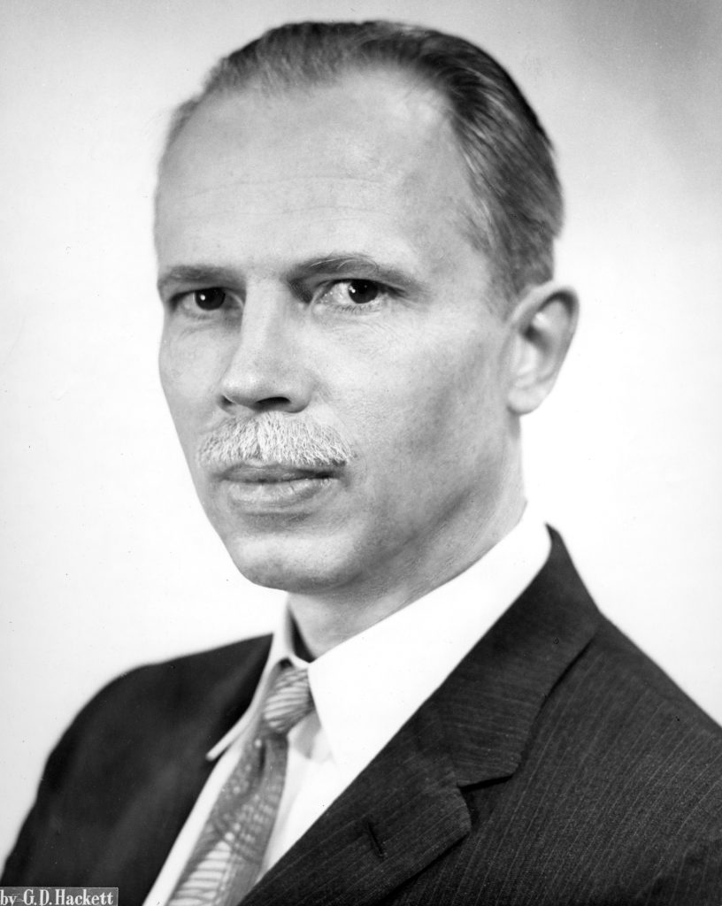 Black and white portrait of Rockefeller Foundation officer Charles Burton Fahs, wearing a suit and tie.